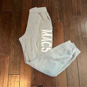 MACS CHEER Gray Warm Up Joggers